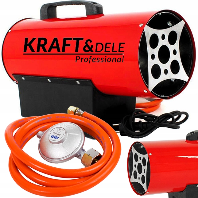 Plynový ohrievač Kraft&Dele 15 kW + Záhradné rukavice, 1 pár